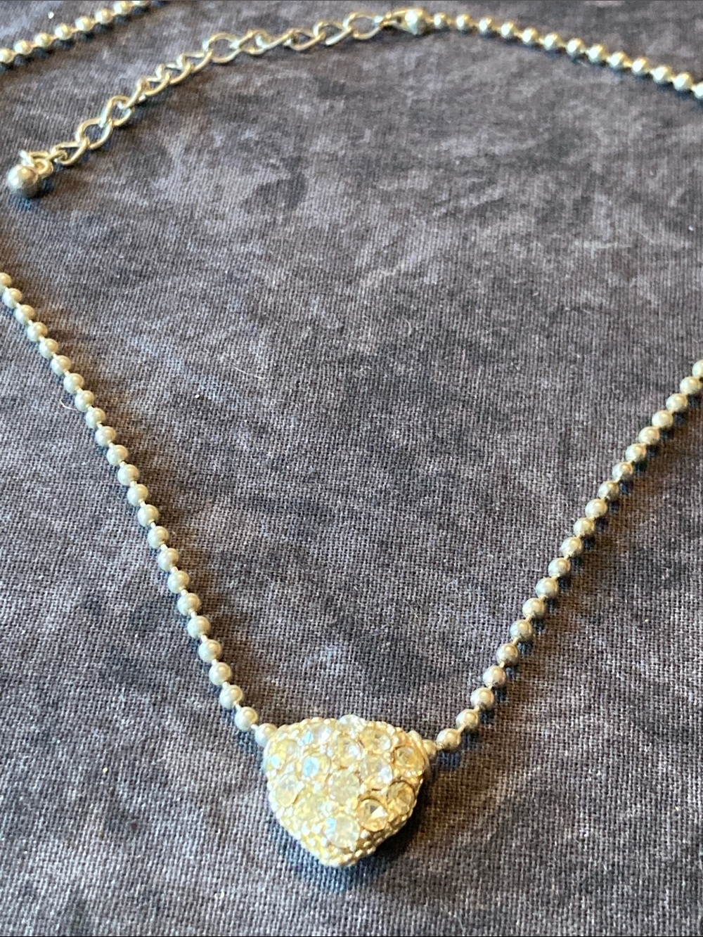 Sparkling Rhinestone Pendant Necklace - Women's Jewelry